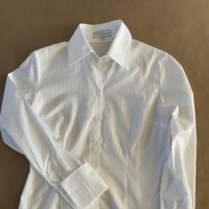 White Blouse with French Cuffs